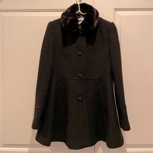 Nwt Kensie Shailene Sherpa Collar Knit 